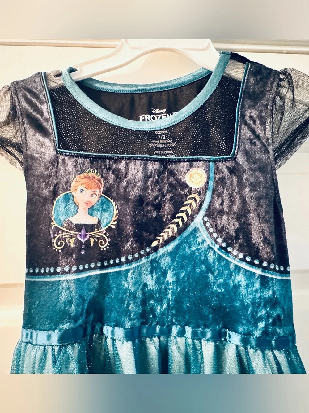 Disney Frozen Velvet and Tulle Anna Nightgown - Picture 2 of 5